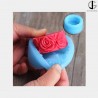 craftial curve_cc86_ANH_ Round Rose Flower Soap Mold Flexible Silicone