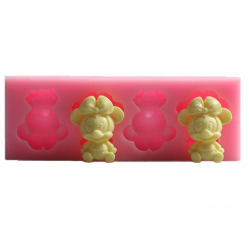 mickey minnie Mouse Shaped silicone Fondant Mold,Resin Clay Chocolate