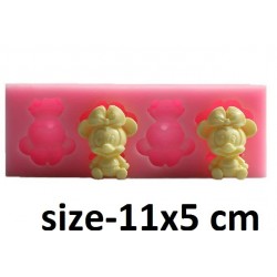 mickey minnie Mouse Shaped silicone Fondant Mold,Resin Clay Chocolate
