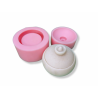 Round Storage Container Silicone Mold / Mould with Lid / Jewelry Earri