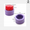 craftial curve_cc86_ANH_ Round Rose Flower Soap Mold Flexible Silicone