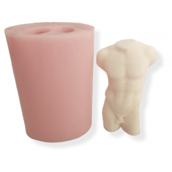 Male torso candle mold, man Silicone mold, Crafting mold, Candle makin