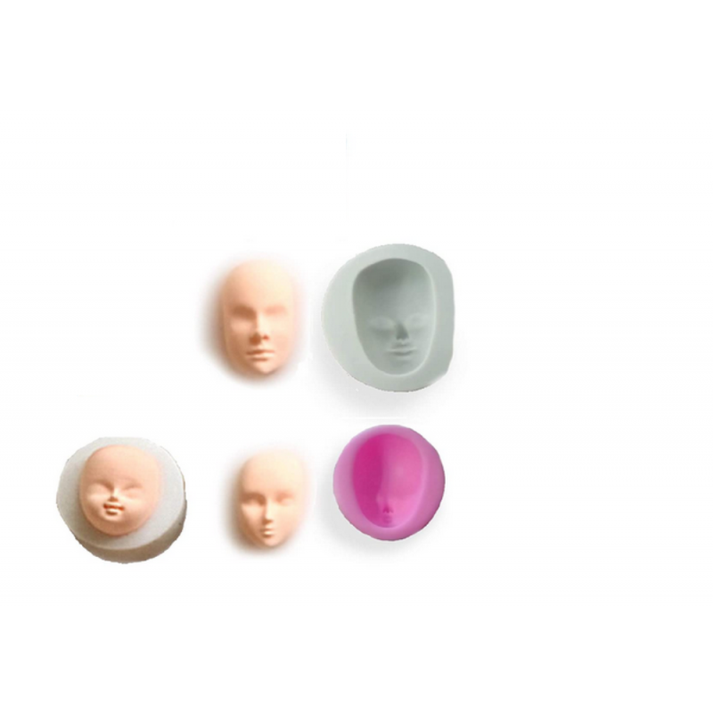 Men's Women's Baby face Mould ,Girl Head Fondant Cake Decorating Tool Men's Women's Baby face Mould ,Girl Head Fondant Cake Decorating Tool