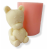 valentine 3D Cute Teddy bear soap mold candle moulds silicone bear soa