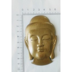 buddha face silicone mold ART and CRaft resin cement clay Goutam budh