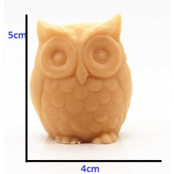 Owl Silicone Mold, 3D Owl Silicone Fondant Soap Mold, Owl Candle Mold,