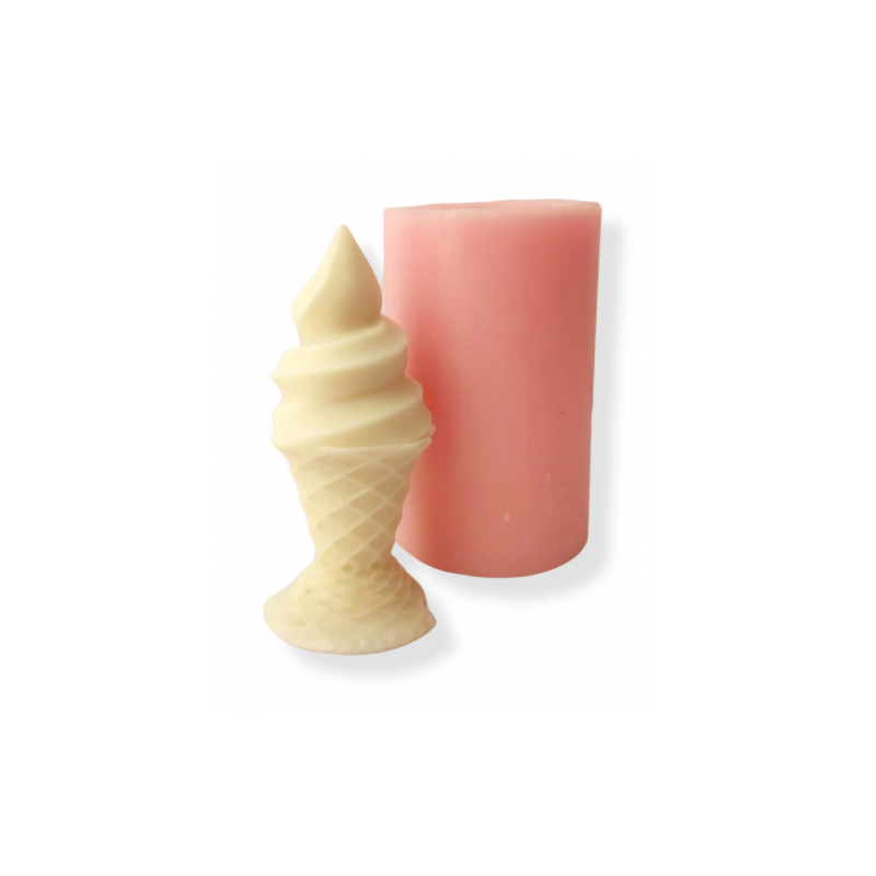 Ice Cream Cone Rubber Silicone Mold