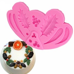 Wild Flower and Leaf Fondant Mold Rose Leaves Silicone Leaves Branch