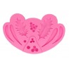 Wild Flower and Leaf Fondant Mold Rose Leaves Silicone Leaves Branch