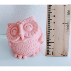 Owl 3d bird 3 sizes Mold Xmas Soap Candle Resin Craft Mould New Year G