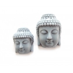 Buddha heads silicone mold resin buddhism Form universe spiritual god