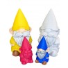 Gnome Garden Cement Statue Painted Concrete Figure Traditional Christm