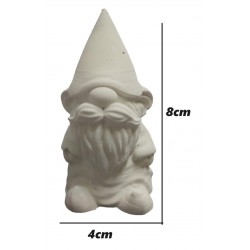 Gnome Garden Cement Statue Painted Concrete Figure Traditional Christm