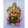 Hindu God Lord Ganesha and Goddess Laxmi Antique Finish Mould Ganesha