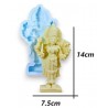 Devi laxmi ma jagdambe Goddess Idol Sculpture Temple Silicone Mold Fle