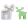 Reindeer Silicone Mold | Flexible Resin Mould | Forest der Cartoon Chr
