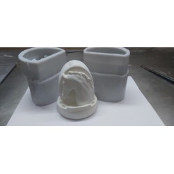 Horse head silicone mold horse cameo mold horse candle soap flexible a