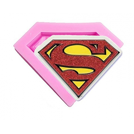 2d Superman Silicone Fondant Mold Cupcake Chocolate Candy Cake Decorat