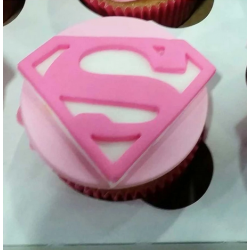 2d Superman Silicone Fondant Mold Cupcake Chocolate Candy Cake Decorat