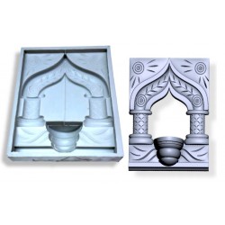 Mandir frame Temple  Rubber silicone Molds, Prayer Worship God flexibl