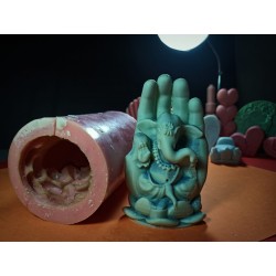 Ganesha Silicone Mold Religious Portrait Mold Elephant Trunk Sitting S