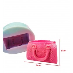 Girl Wallet Handbag Bag Purse Silicone Fondant Soap 3D Cake Mold resin
