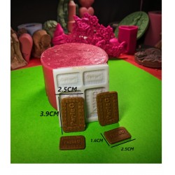 Cookie parle ji Biscuit Silicone Mold For Fondant Chocolate Fondant Gu