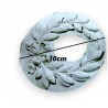 Big Wreath Of Flowers Round Frame  Mold Frame Fondant Silicone Mold