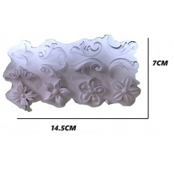 Fondant Mould Love Rose Garland Sugar Flipping Mold Decorative Cake Pe