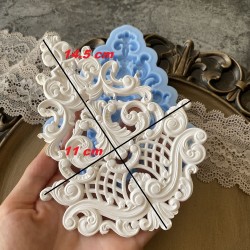 Relief Silicone Epoxy Resin Plaster Mould Cake Mold Fondant molds Cake