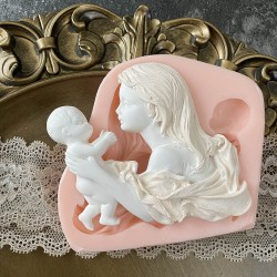 Mother and Baby Silicone Mould Cake Mold Fondant molds Cake Decorating