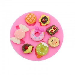 Candy Cookies Silicone Mold Set Crafting Tool Projects Epoxy Fondant P