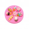 Cartoon Ice Cream Candy Cake Silicone Mold DIY Handmade Chocolate Han