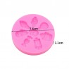 Cartoon Ice Cream Candy Cake Silicone Mold DIY Handmade Chocolate Han
