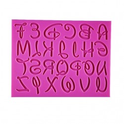 New Arrival Capital Letters English Letter Alphabet Silicone Mold Res