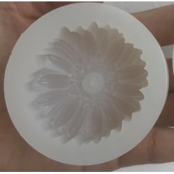 3D Sunflower Rose Candle Mold Silicone Soap Gypsum Aromatherapy DIY Ba