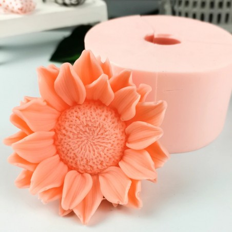 Sunflower Flower Mold Silicone Decoration Plant Soap Molds Flowers Can