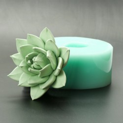 3D Succulents Beautiful flower mold fondant mould chocolate mousse cak
