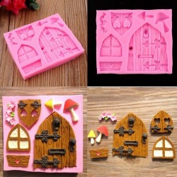 Silicone Mold Shaped Window and Wooden Window of 3D Cartoon House, Fai