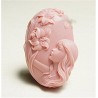 Beautiful Flower and Girl Handmade Soap Mold Candle Mould Flower Soap