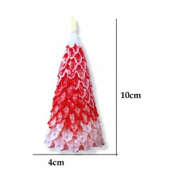 Christmas Tree Candle Mold 3D Silicone Mould Pine Shape Decoration DIY