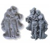 Lord Radha Krishna Symbol of Love Silicone Mold Madhavi Madhav Keshavi