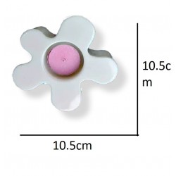 Absract daisy tealight mold for casting plaster and concrete silicone
