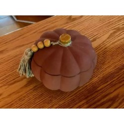 Pumpkin Tea-light Holder with lid silicone mold