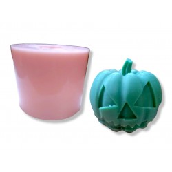 Halloween Pumpkin 3D Mold Scary Monster face Evil Jack o Lantern Silic