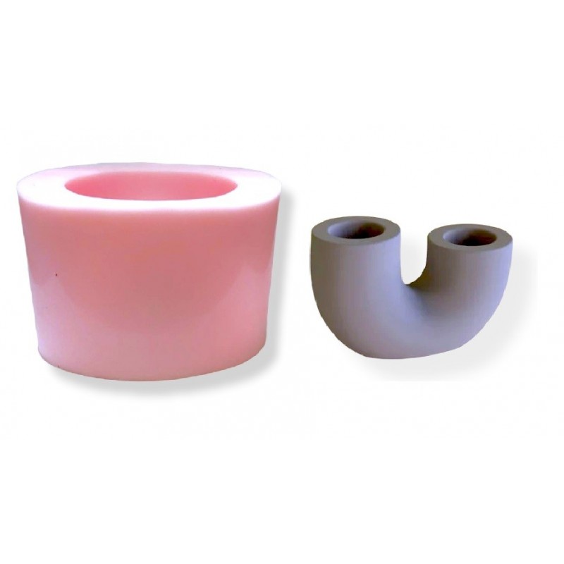 Concrete Candlestick Mold Cement Candle Insert Multifunctional Mold