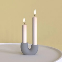 Concrete Candlestick Mold Cement Candle Insert Multifunctional Mold