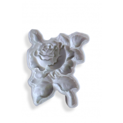 Rose Flower Leaves Silicone Mold for Fondant, Valentine's Cake Decorat