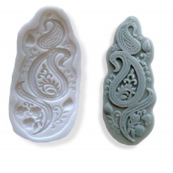 lace Mold, Silicone Mold for Fondant, border pattern  Baroque Style,