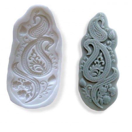 lace Mold, Silicone Mold for Fondant, border pattern  Baroque Style,